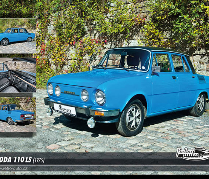 Puzzle - Retro-auta - Skoda 110 LS (1975)