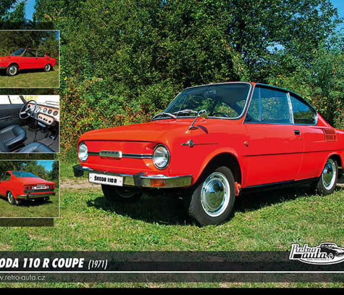 Puzzle - Retro-auta - Skoda 110 R coupé (1971)