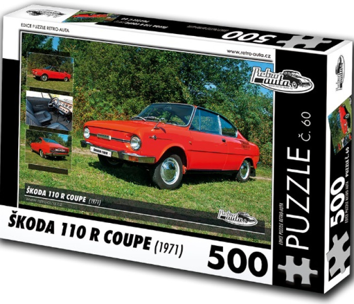 Puzzle - Retro-auta - Skoda 110 R coupé (1971)