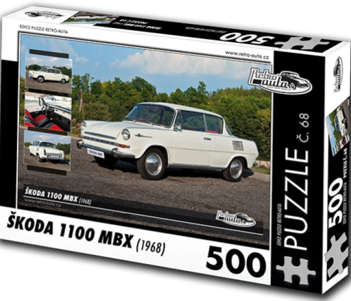 Puzzle - Retro-auta - Skoda 1100 MBX (1968)