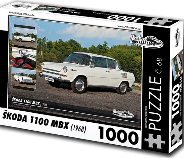 Puzzle - Retro-auta - Skoda 1100 MBX (1968)