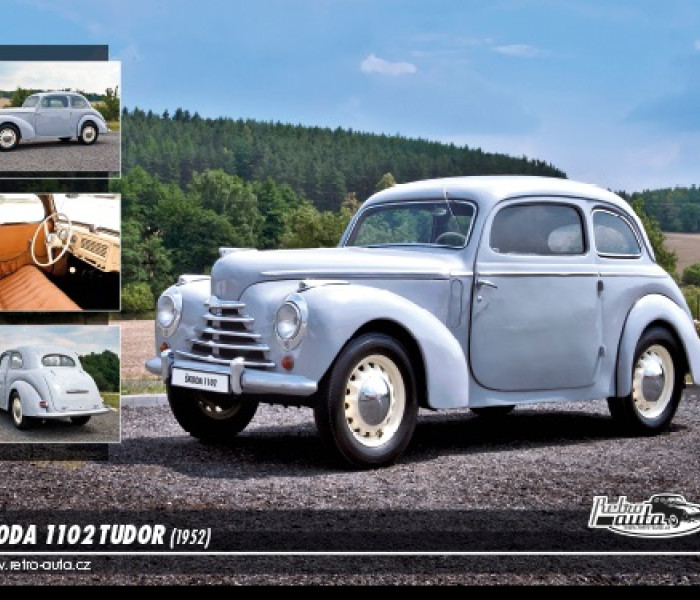 Puzzle - Retro-auta - Skoda 1102 Tudor (1952)