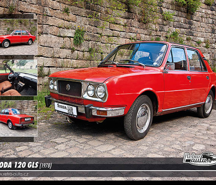 Puzzle - Retro-auta - Skoda 120 GLS (1978)