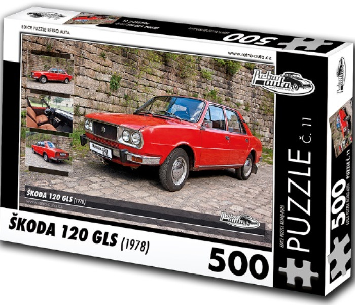 Puzzle - Retro-auta - Skoda 120 GLS (1978)