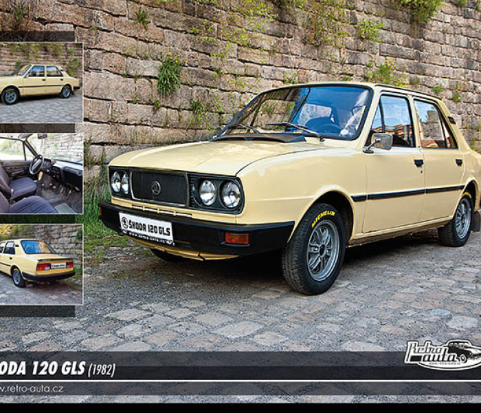 Puzzle - Retro-auta - Skoda 120 GLS (1982)