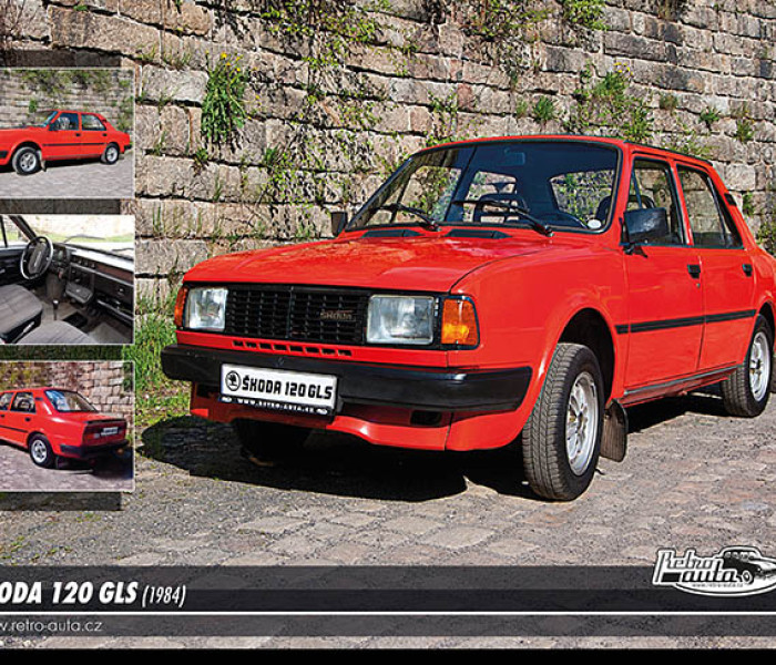 Puzzle - Retro-auta - Skoda 120 GLS (1984)