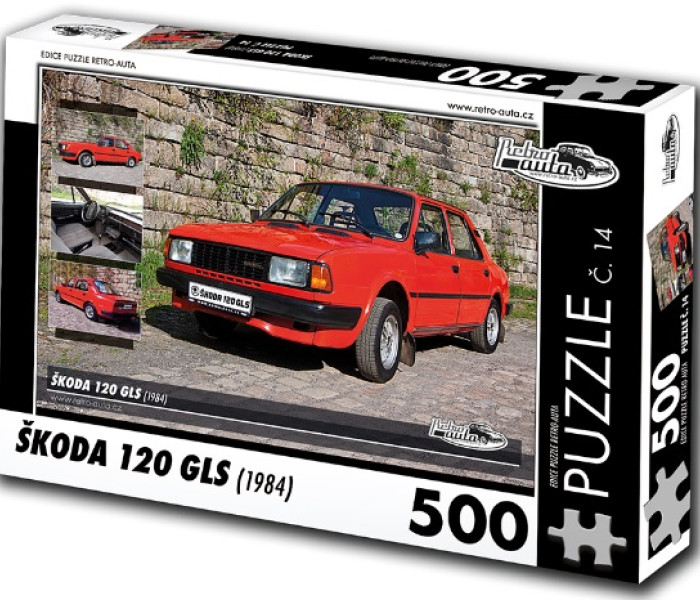 Puzzle - Retro-auta - Skoda 120 GLS (1984)