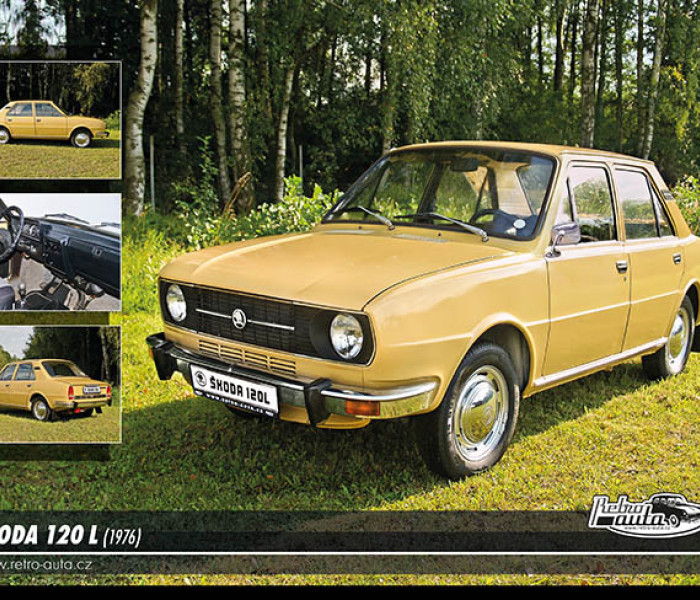 Puzzle - Retro-auta - Skoda 120 L (1976)