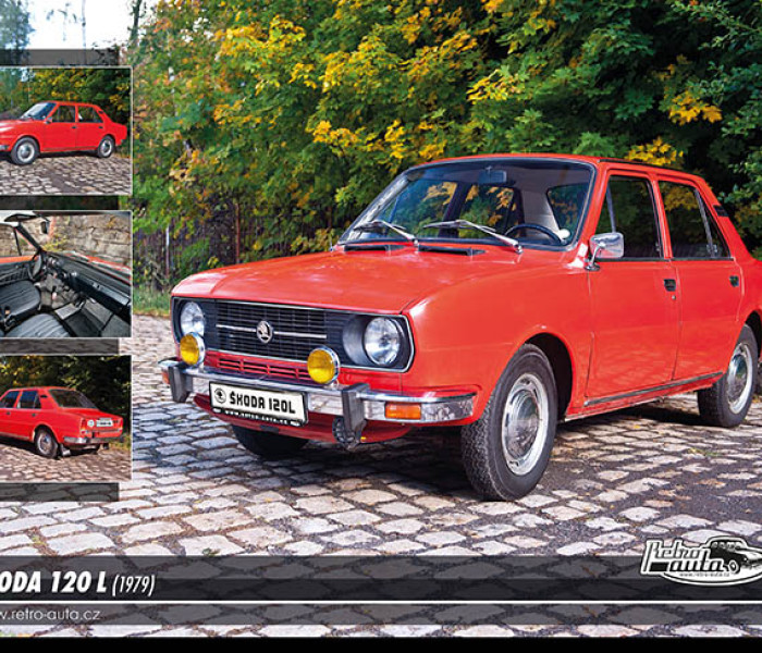 Puzzle - Retro-auta - Skoda 120 L (1979)