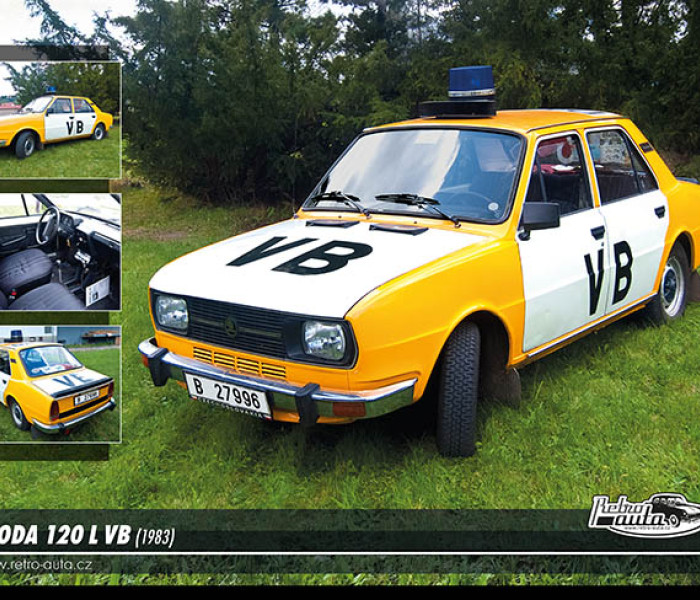 Puzzle - Retro-auta - Skoda 120 L VB (1983)