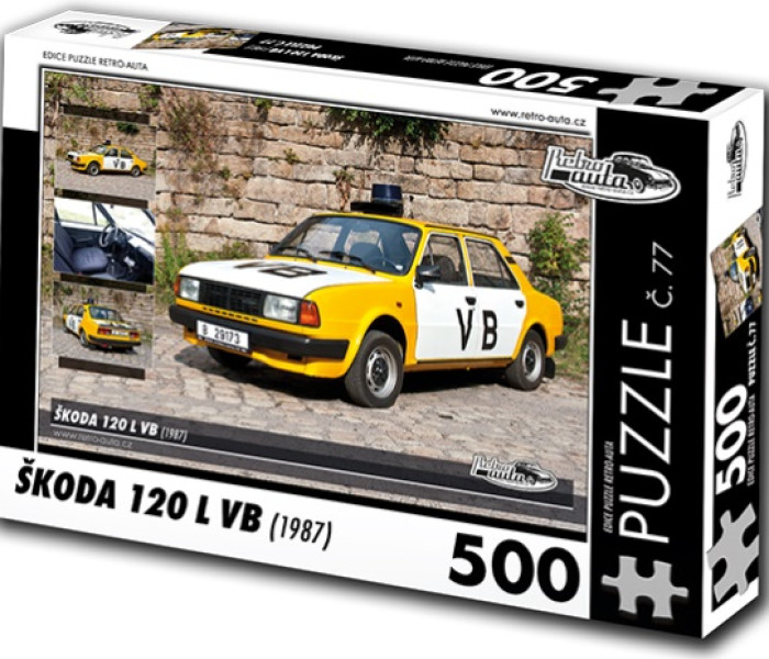 Puzzle - Retro-auta - Skoda 120 L VB (1987)