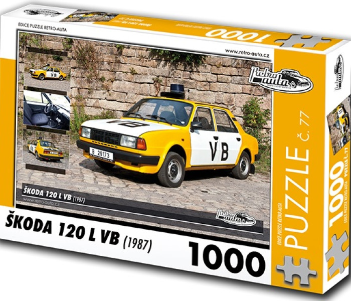 Puzzle - Retro-auta - Skoda 120 L VB (1987)