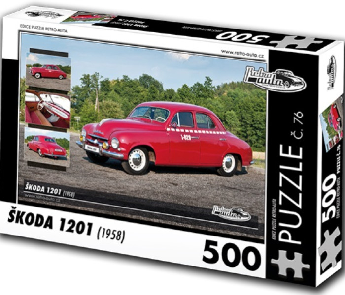 Puzzle - Retro-auta - Skoda 1201 (1958)