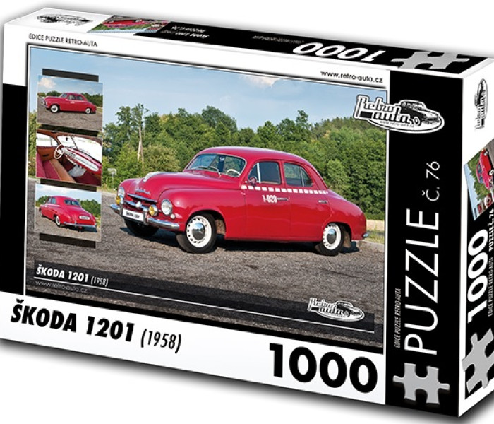 Puzzle - Retro-auta - Skoda 1201 (1958)