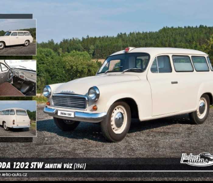 Puzzle - Retro-auta - Skoda 1202 STW (1961)
