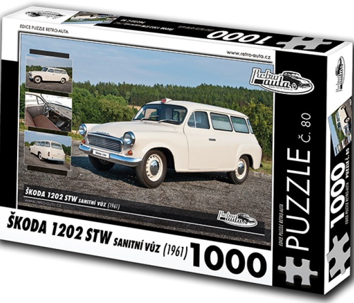 Puzzle - Retro-auta - Skoda 1202 STW (1961)