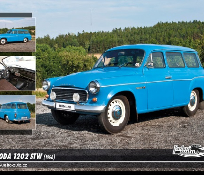 Puzzle - Retro-auta - Skoda 1202 STW (1966)