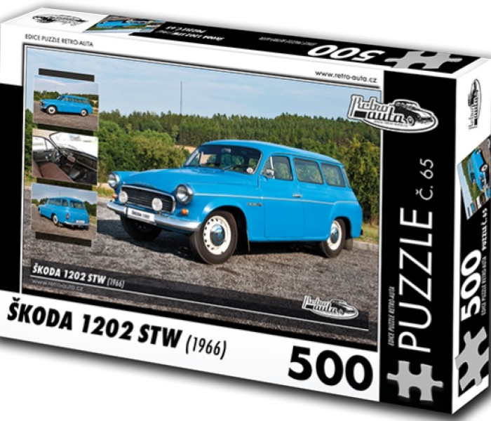 Puzzle - Retro-auta - Skoda 1202 STW (1966)