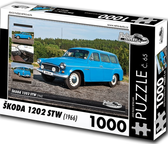 Puzzle - Retro-auta - Skoda 1202 STW (1966)