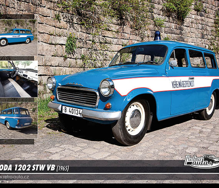 Puzzle - Retro-auta - Skoda 1202 STW VB (1965)