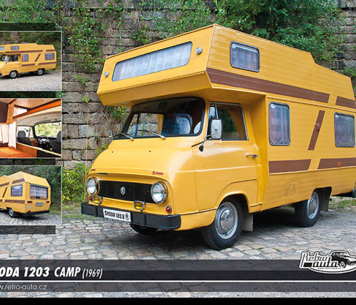 Puzzle - Retro-auta - Skoda 1203 Camp (1969)