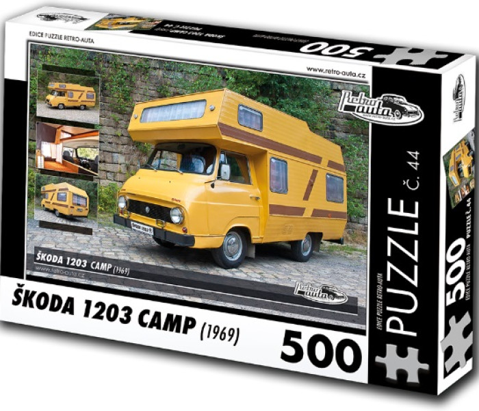 Puzzle - Retro-auta - Skoda 1203 Camp (1969)