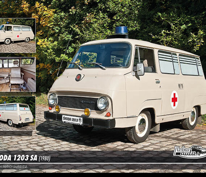 Puzzle - Retro-auta - Skoda 1203 SA (1680)