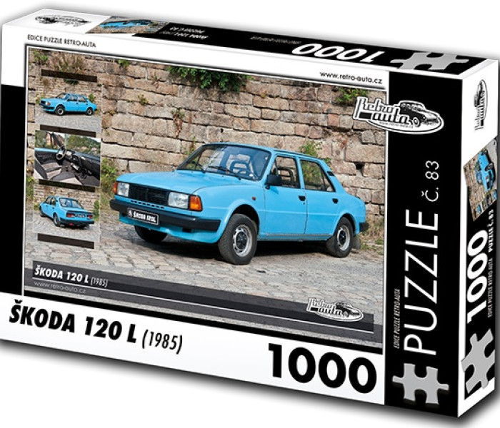 Puzzle - Retro-auta - Skoda 120L (1985)