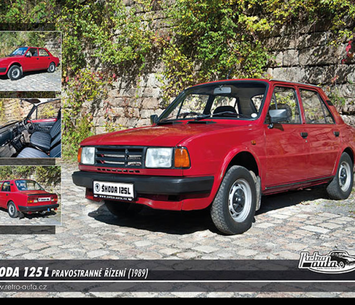 Puzzle - Retro-auta - Skoda 125 L (1989)