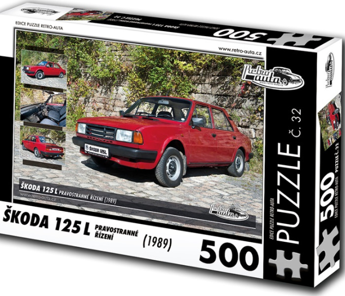 Puzzle - Retro-auta - Skoda 125 L (1989)