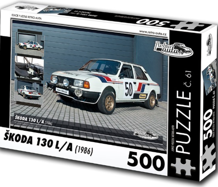 Puzzle - Retro-auta - Skoda 130 LA (1986)