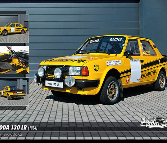 Puzzle - Retro-auta - Skoda 130 LR (1984)