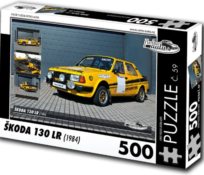 Puzzle - Retro-auta - Skoda 130 LR (1984)