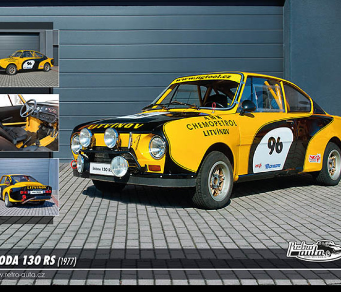 Puzzle - Retro-auta - Skoda 130 RS (1977)
