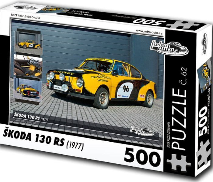 Puzzle - Retro-auta - Skoda 130 RS (1977)