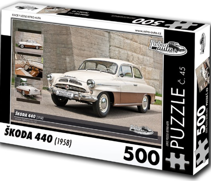Puzzle - Retro-auta - Skoda 440 (1958)