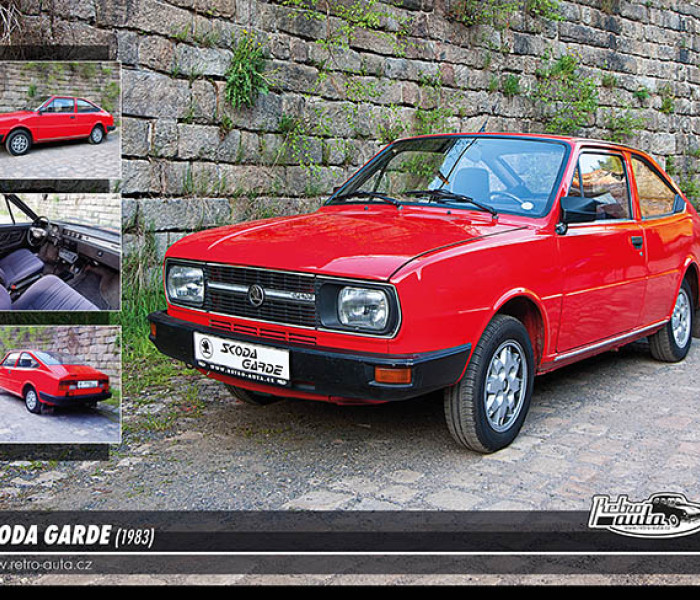 Puzzle - Retro-auta - Skoda Garde (1983)
