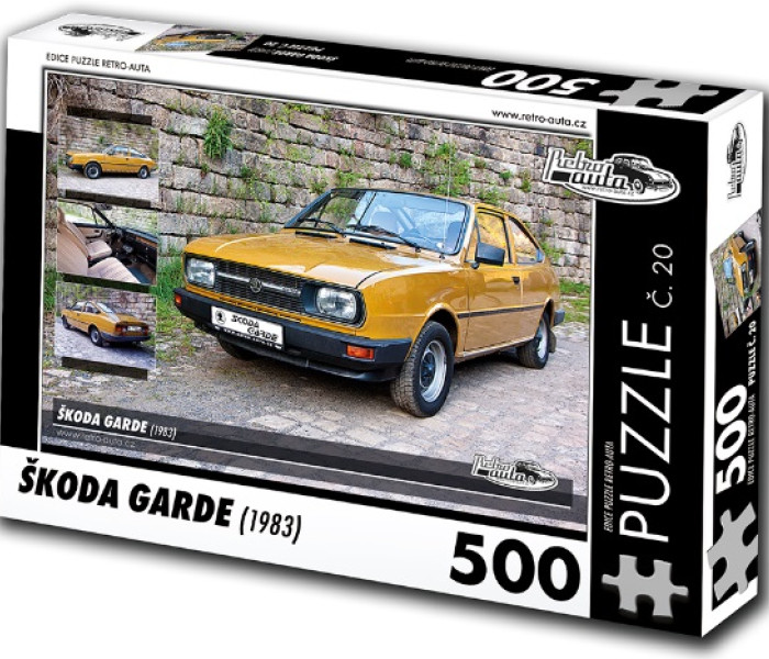 Puzzle - Retro-auta - Skoda Garde (1983)