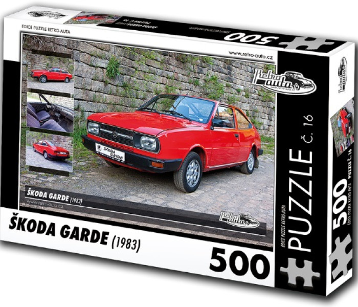 Puzzle - Retro-auta - Skoda Garde (1983)