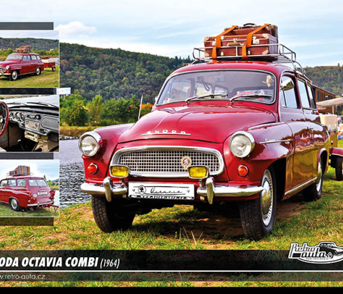 Puzzle - Retro-auta - Skoda Octavia Combi (1964)