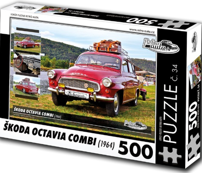 Puzzle - Retro-auta - Skoda Octavia Combi (1964)
