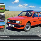 Puzzle - Retro-auta - Skoda Rapid 130 (1986)