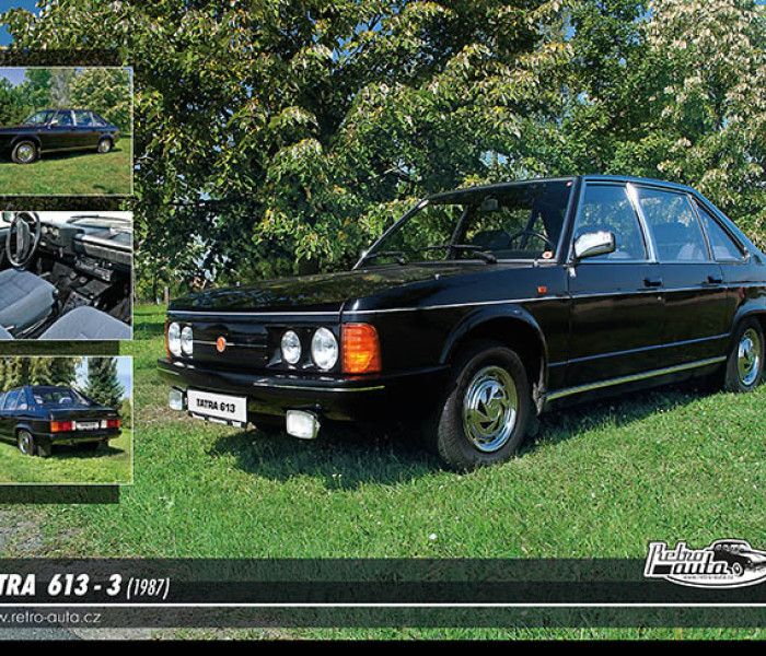 Puzzle - Retro-auta - Tatra 613 - 3 (1987)