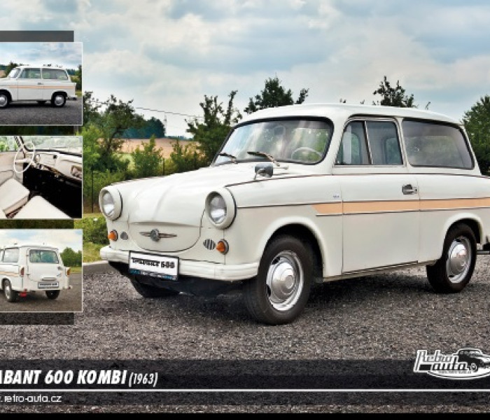 Puzzle - Retro-auta - Trabant 600 combi (1963)