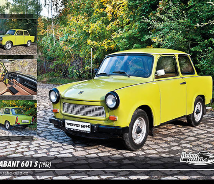 Puzzle - Retro-auta - Trabant 601 S (1988)