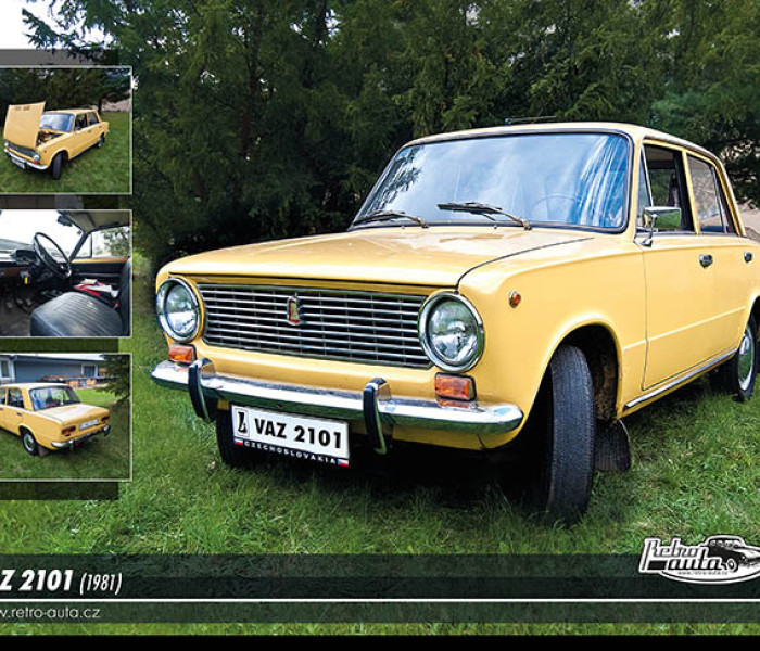Puzzle - Retro-auta - VAZ 2101 (1981)
