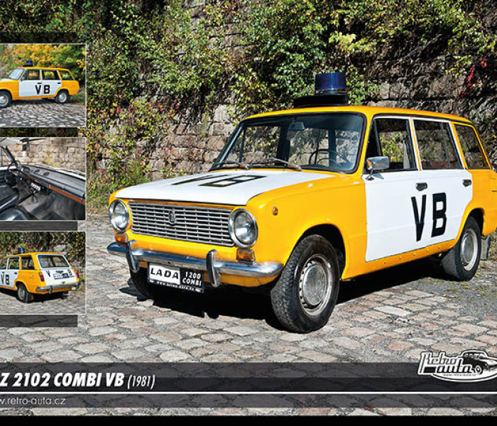 Puzzle - Retro-auta - VAZ 2102 Combi VB (1981)