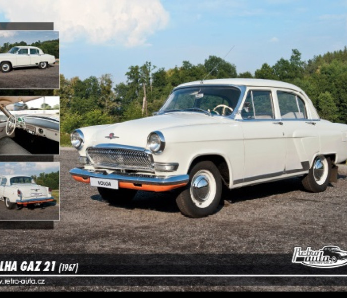 Puzzle - Retro-auta - Volha GAZ 21 (1967)
