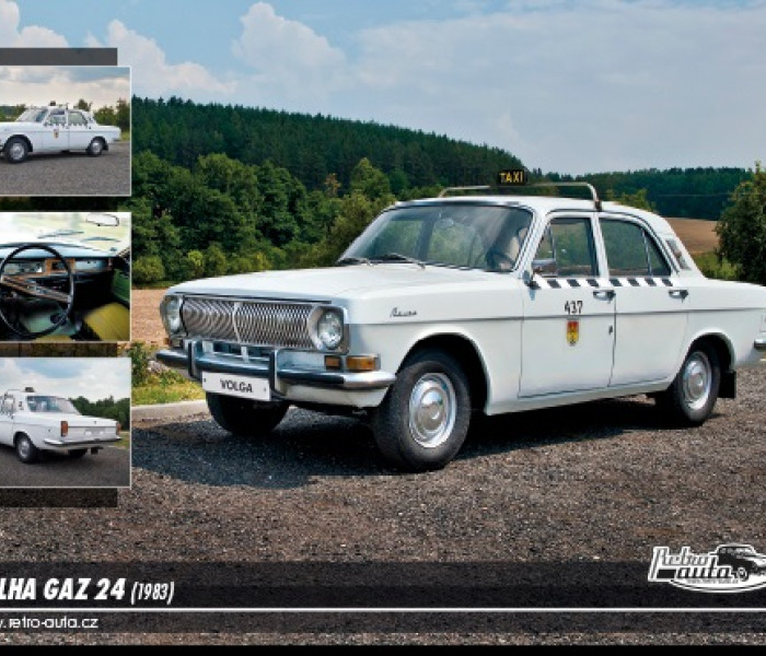 Puzzle - Retro-auta - Volha GAZ 24 (1983)