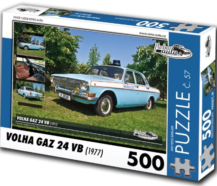 Puzzle - Retro-auta - Volha GAZ 24 VB (1977)
